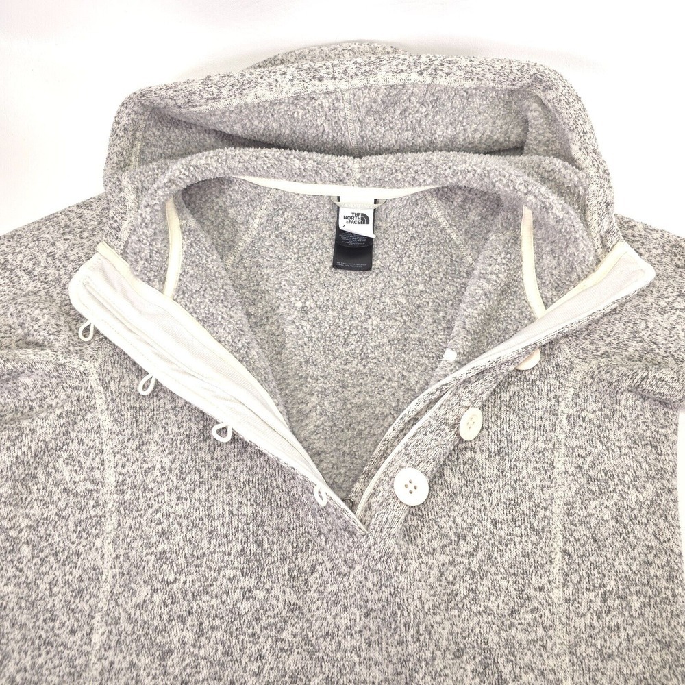 The North Face Crescent Sunshine Hoodie Womens Medium Fleece Lined Activewear - Picture 4 of 16
